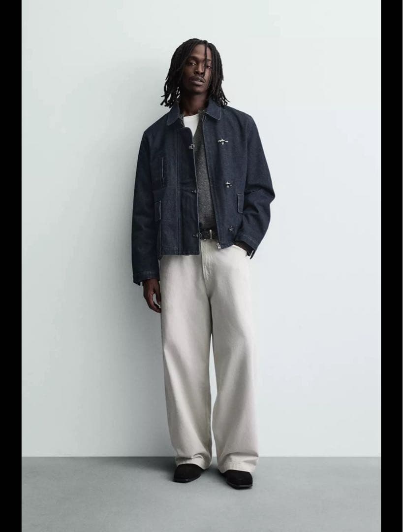 トグルボタンデニムジャケット　sサイズ ZARA