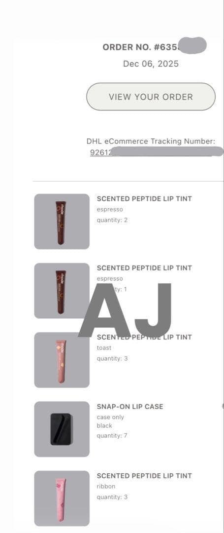rhode THE PEPTIDE LIPTINT リップティント　ribbon