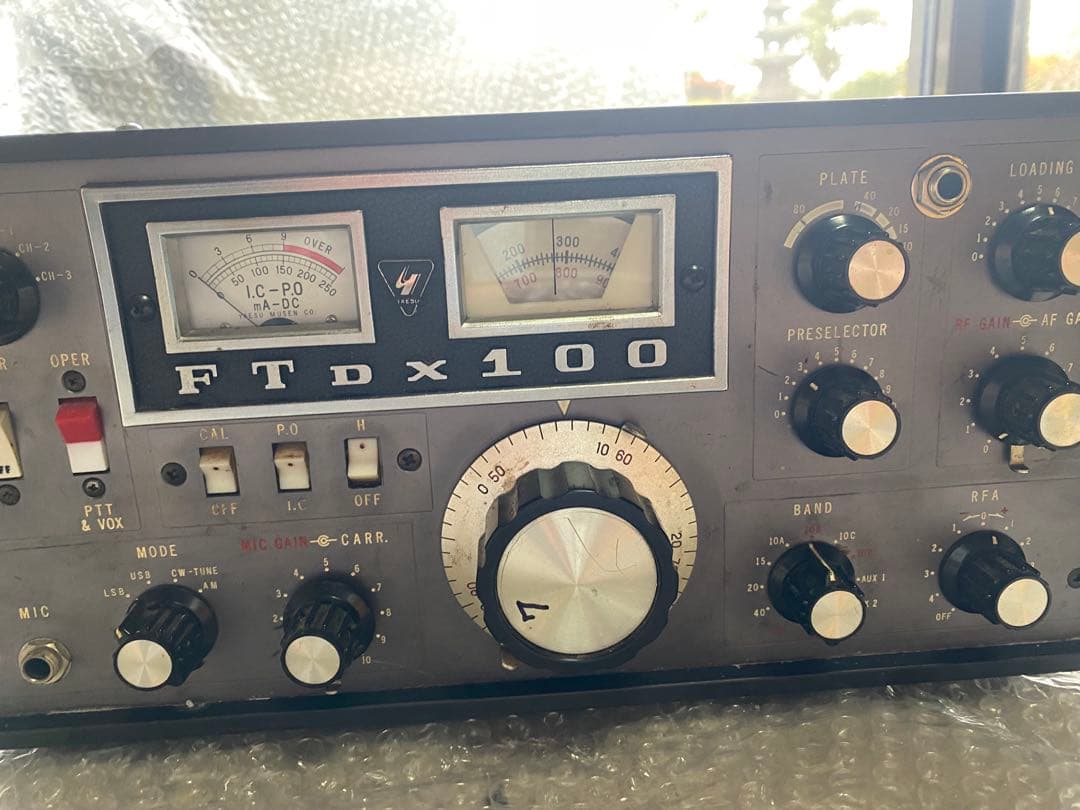H*d様 FTDX100 送信機　動作未確認　ジャンク