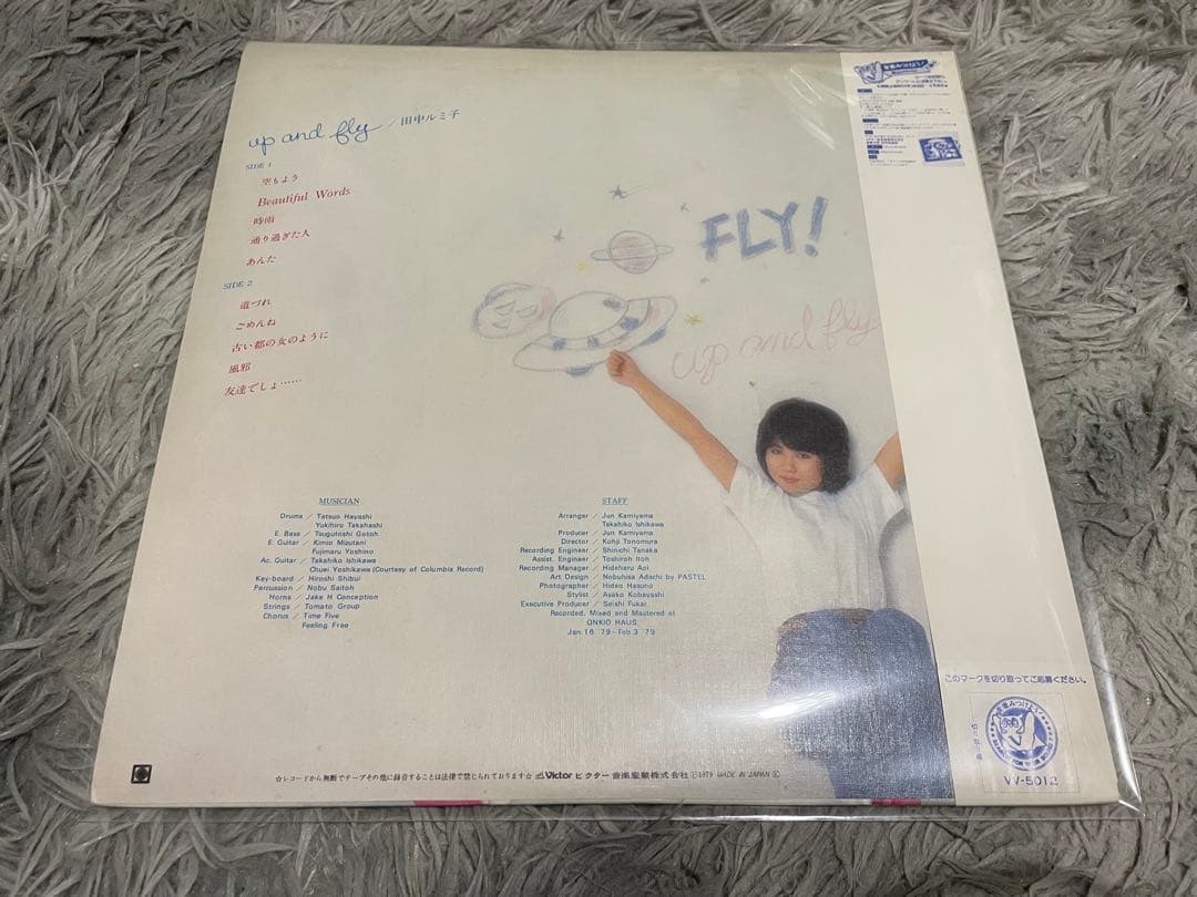 田中ルミ子 アルバム1 アップ・アンド・フライ LP