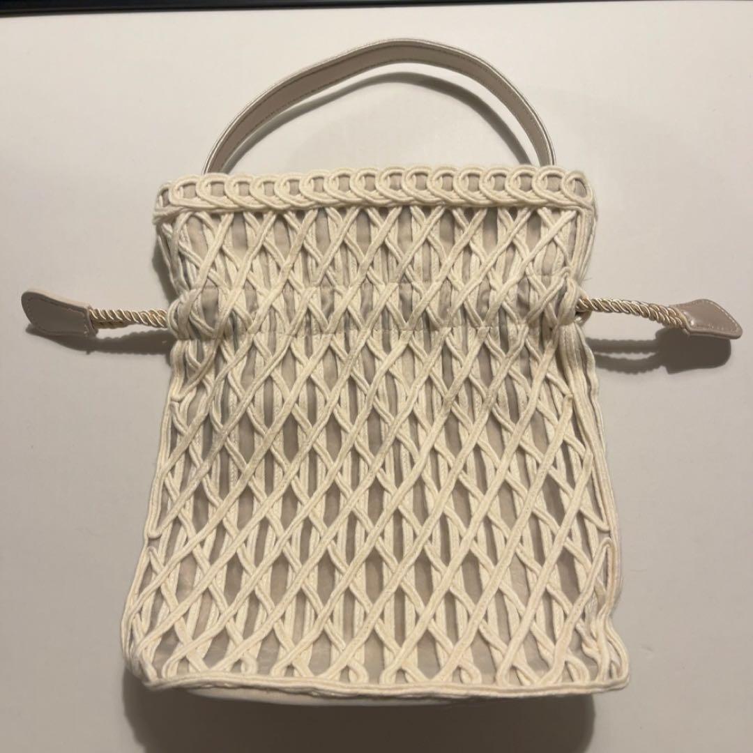 ANEMONE 刺繍巾着2WAYバッグ