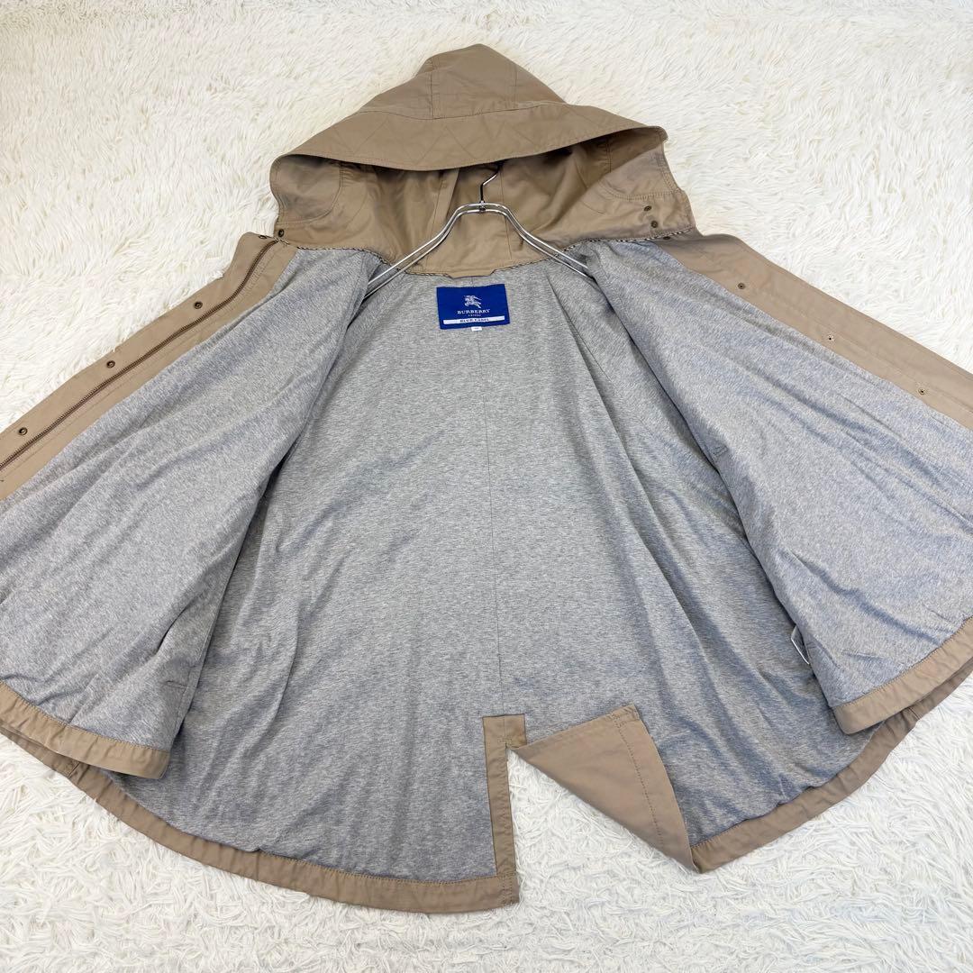美品 バーバリーブルーレーベル Burberry ケープ コート トレンチ 38