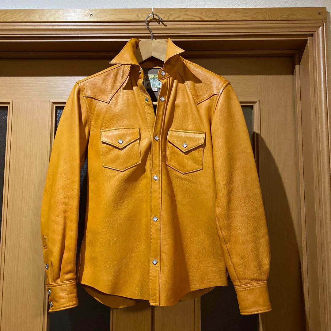 The REAL McCOY’Sディアスキン ウエスタンシャツ 14 1/2