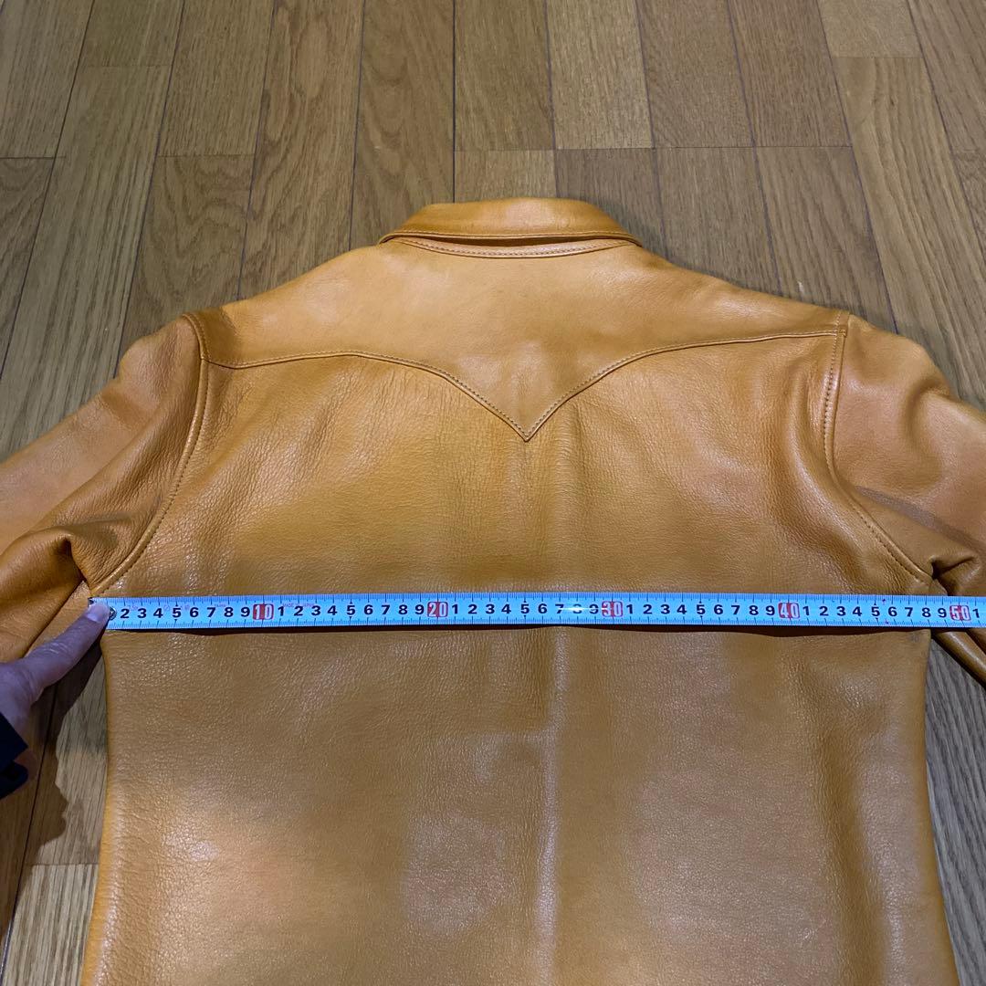 The REAL McCOY’Sディアスキン ウエスタンシャツ 14 1/2
