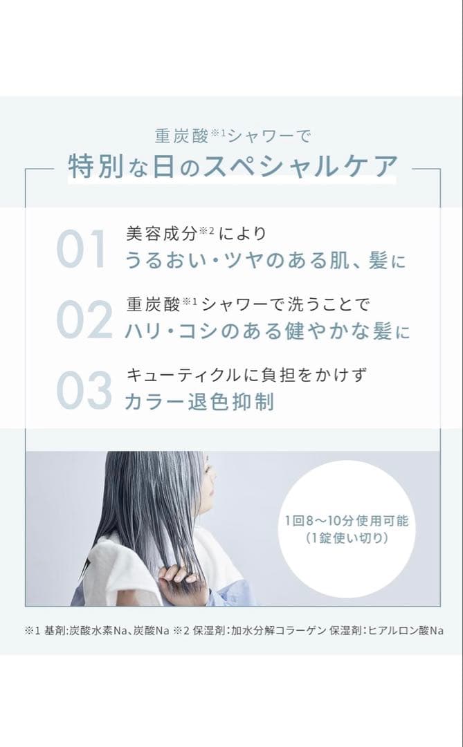 SALONIA サロニア シャワーヘッド ファインバブルクリア　SAL23303