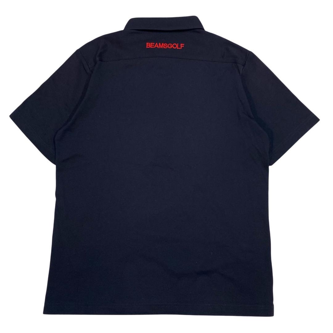 BEAMS GOLF ビームス ゴルフ 半袖 ポロシャツ M ネイビー メンズ