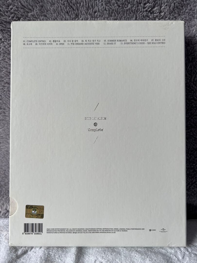 K-POP・アジア BTOB 1st album \"Complete \"