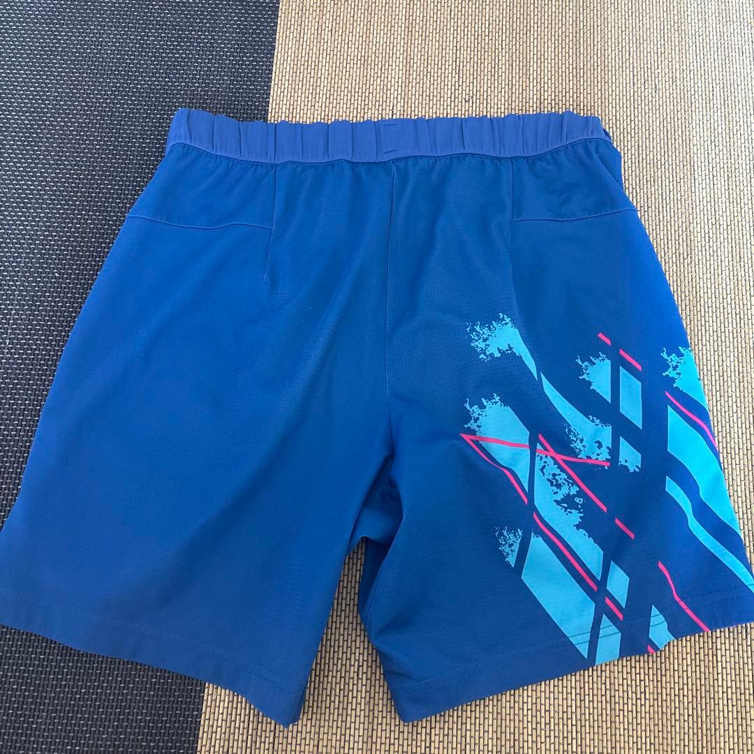 YONEX バドミントン ハーフパンツ L アメリカンブルー バドミントン