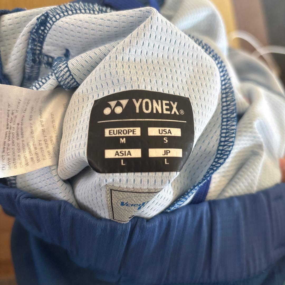 YONEX バドミントン ハーフパンツ L アメリカンブルー バドミントン