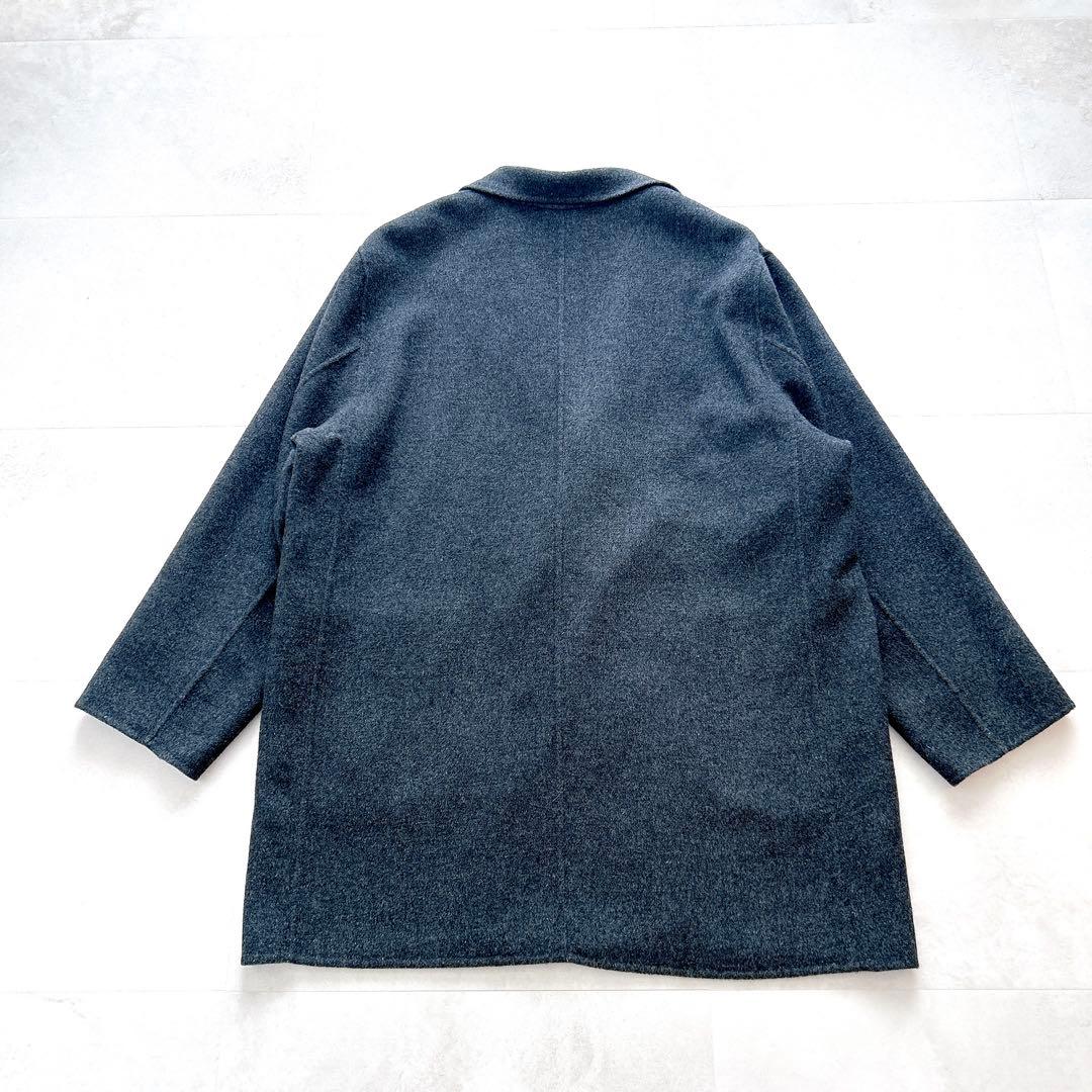 美品✨現行オーシバル　ウールリバーダブルブレストコート　MEN Lサイズ　グレー