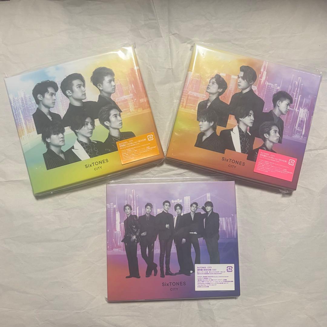 SixTONES アルバム 1ST CITY 声 3形態 まとめ売り