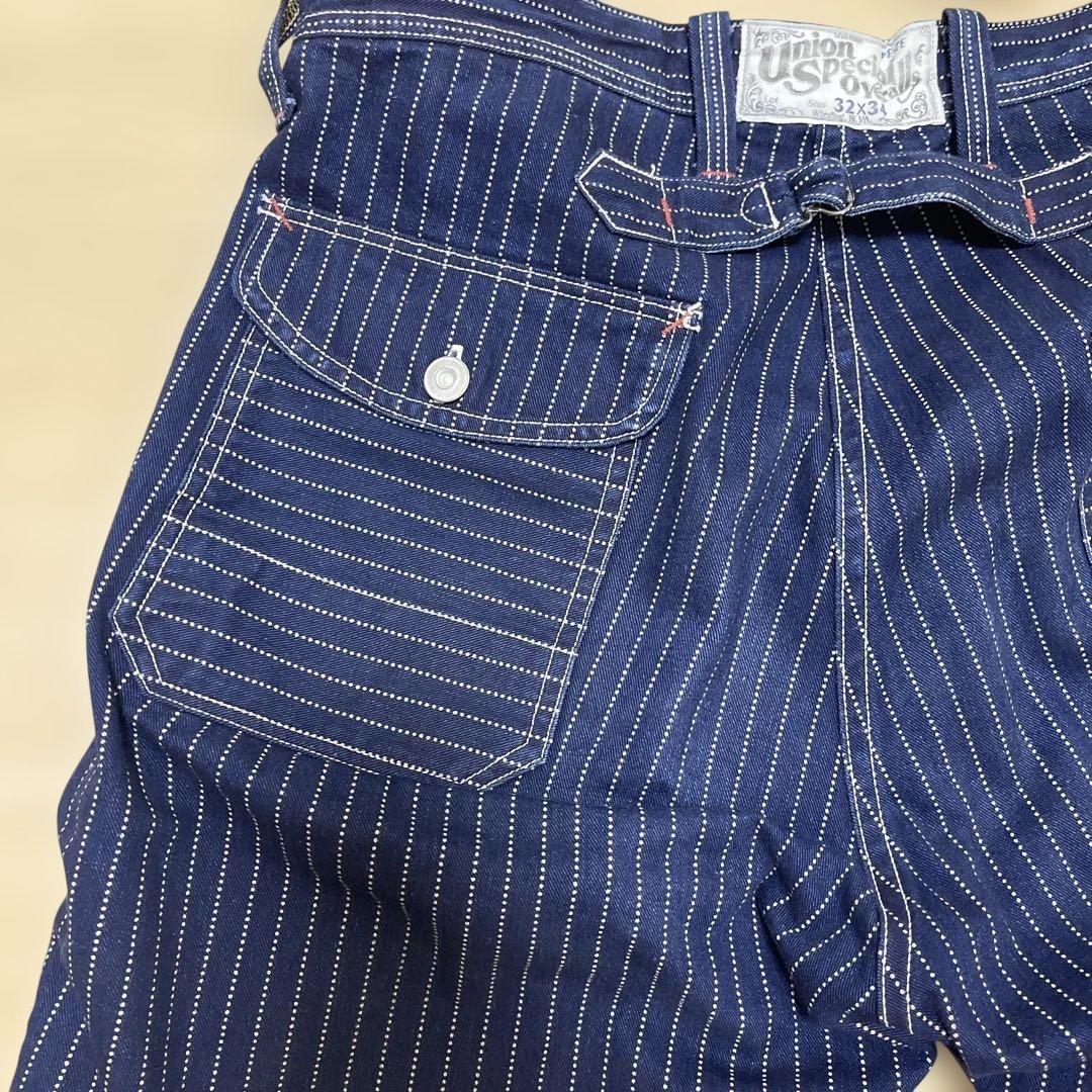 週末限定　フリーホイーラーズ　ロングショアマン　ウォバッシュ　ワークパンツW32