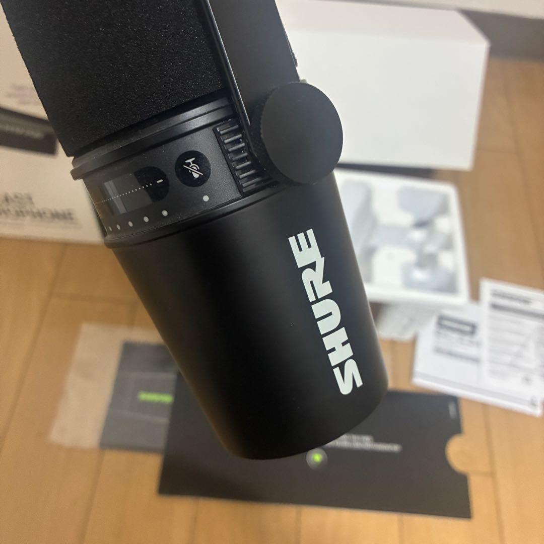 SHURE 配信向けマイク MV7KJ 元箱付き