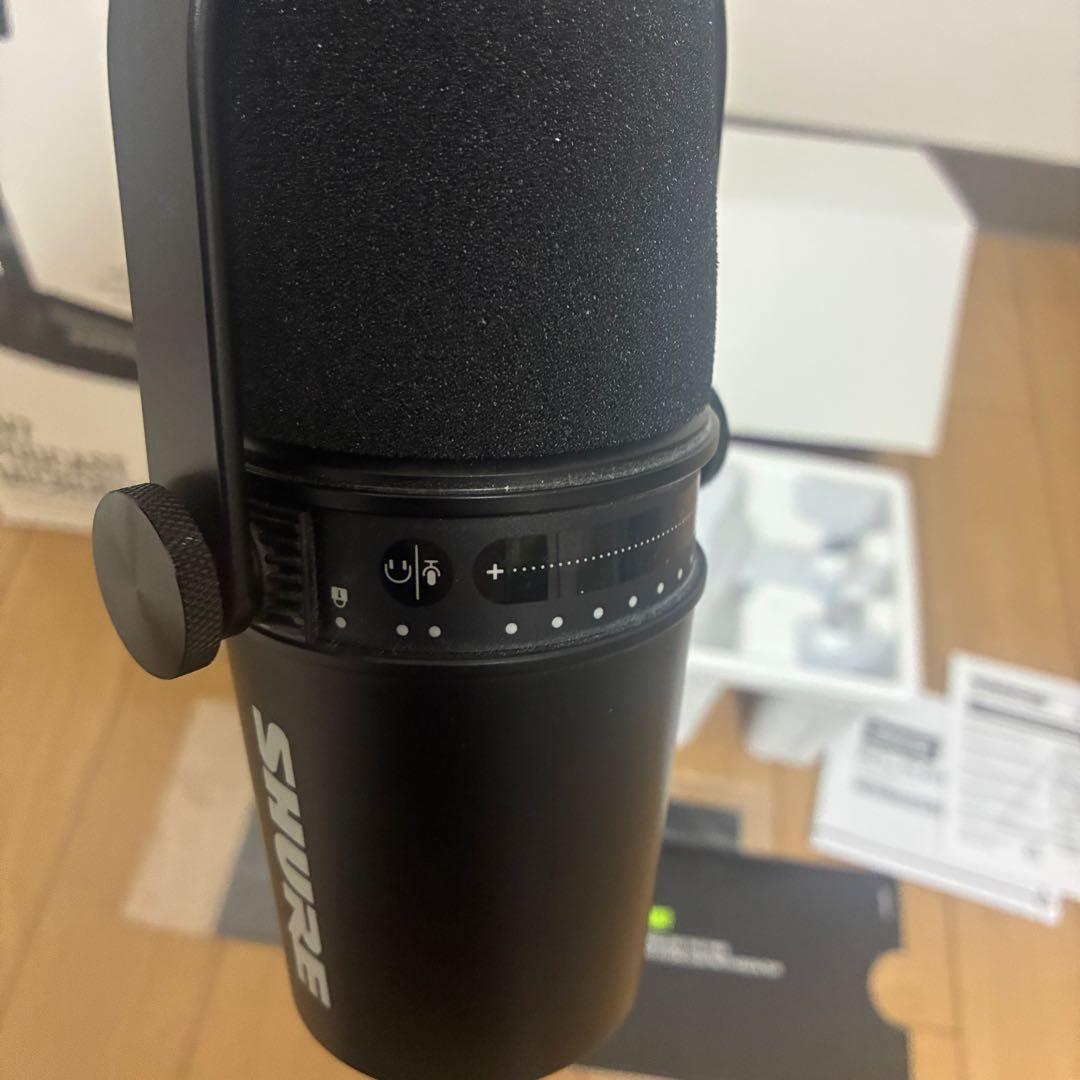 SHURE 配信向けマイク MV7KJ 元箱付き