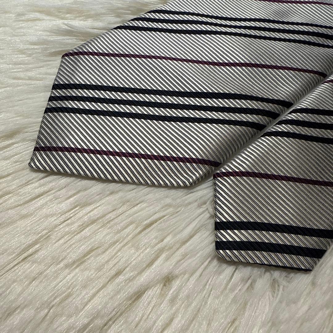【未使用級】Burberry ネクタイ　高級シルク　ノバチェック　ホースロゴ
