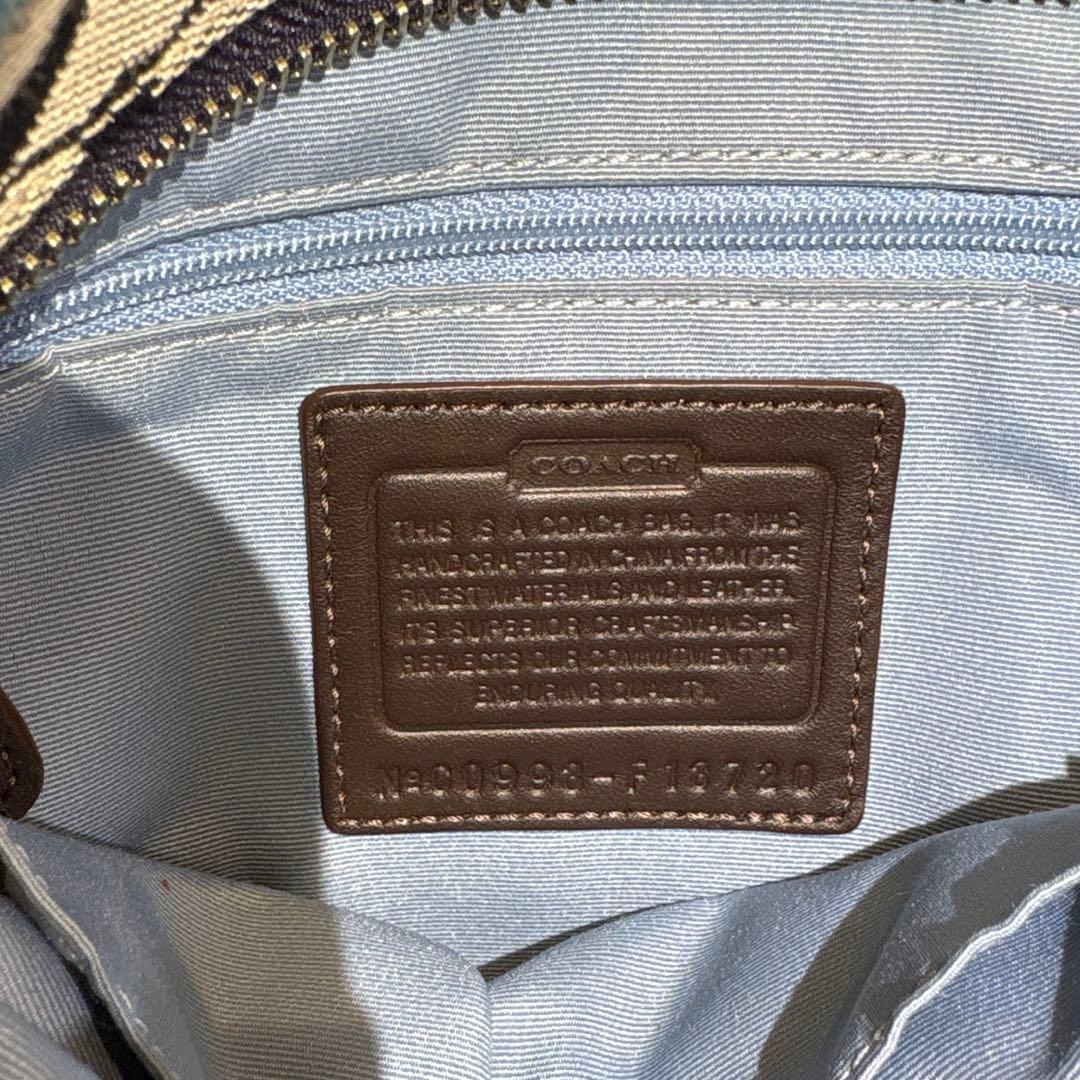 バッグ 00s coach archive patchwork denim y2k