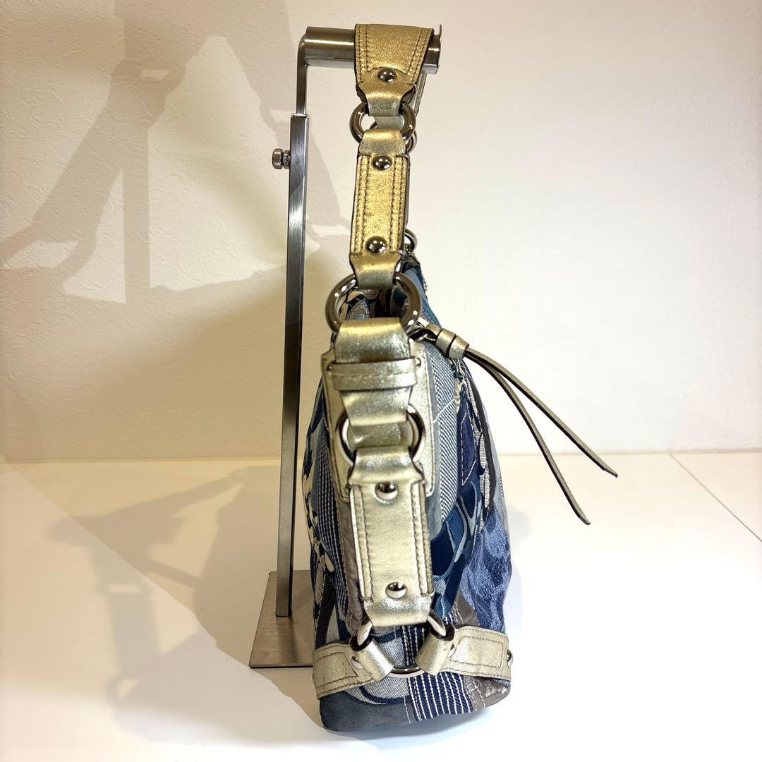 バッグ 00s coach archive patchwork denim y2k