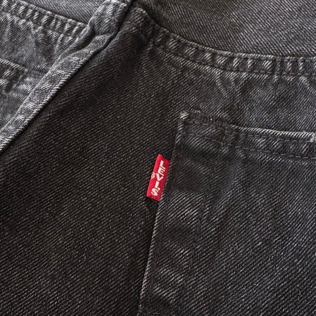 Levi's premium 501 セルビッチ ブラックデニム w40
