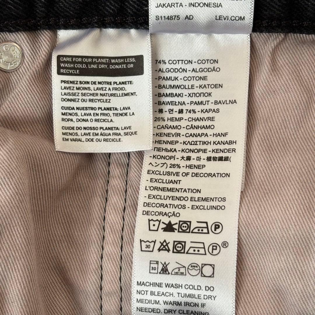 Levi's premium 501 セルビッチ ブラックデニム w40