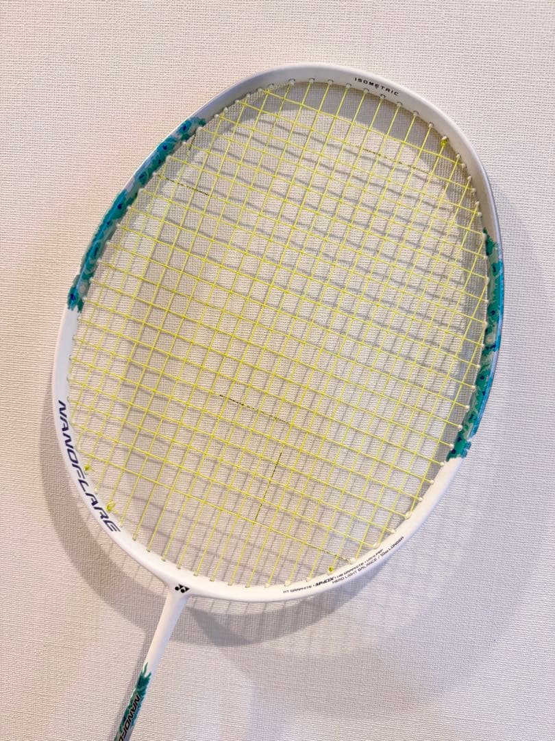 【超美品】YONEX ナノフレア300 ホワイト/グリーン