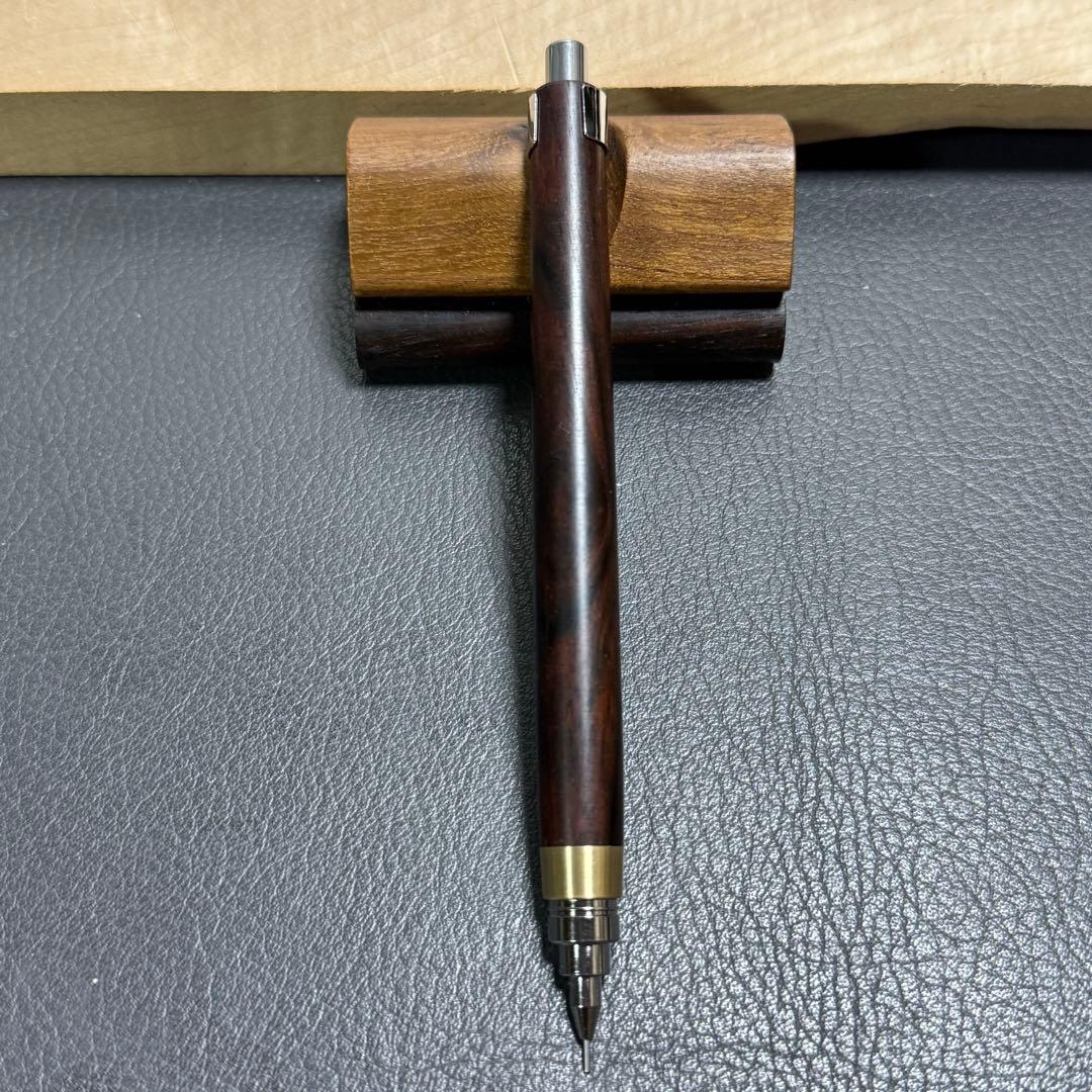 103黒檀　木製シャーペン　最強低重心　真鍮