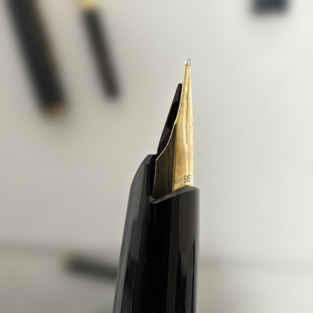 グ*ン様 MONT BLANC 585 14K 万年筆 黒 インクカートリッジ×