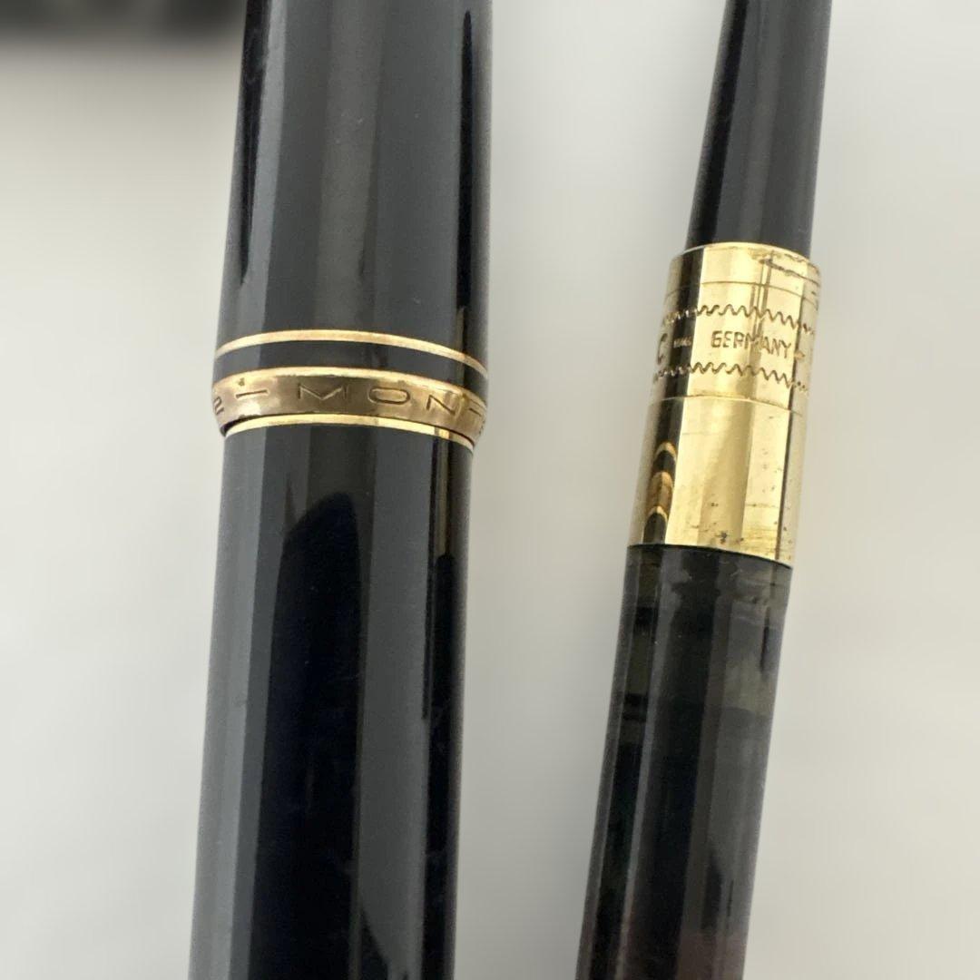 グ*ン様 MONT BLANC 585 14K 万年筆 黒 インクカートリッジ×