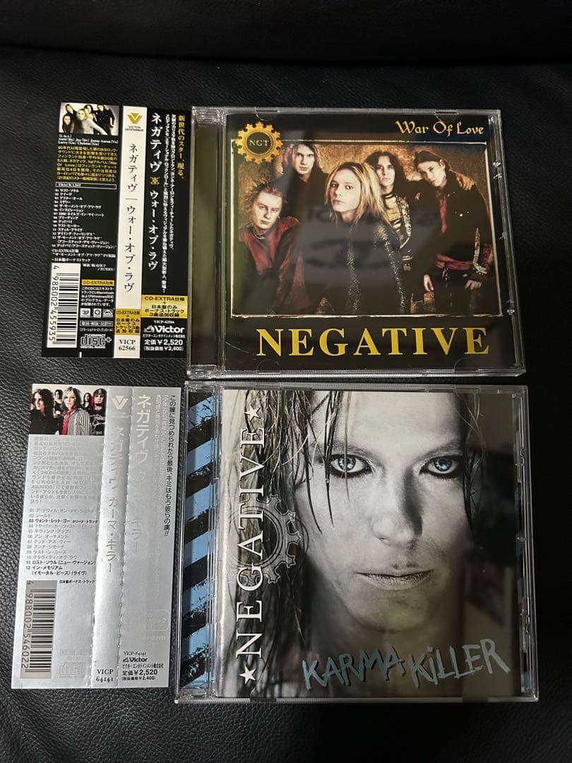 ネガティヴ　5枚CD。DVDセット。国内正規品、初回盤有　NEGATIVE