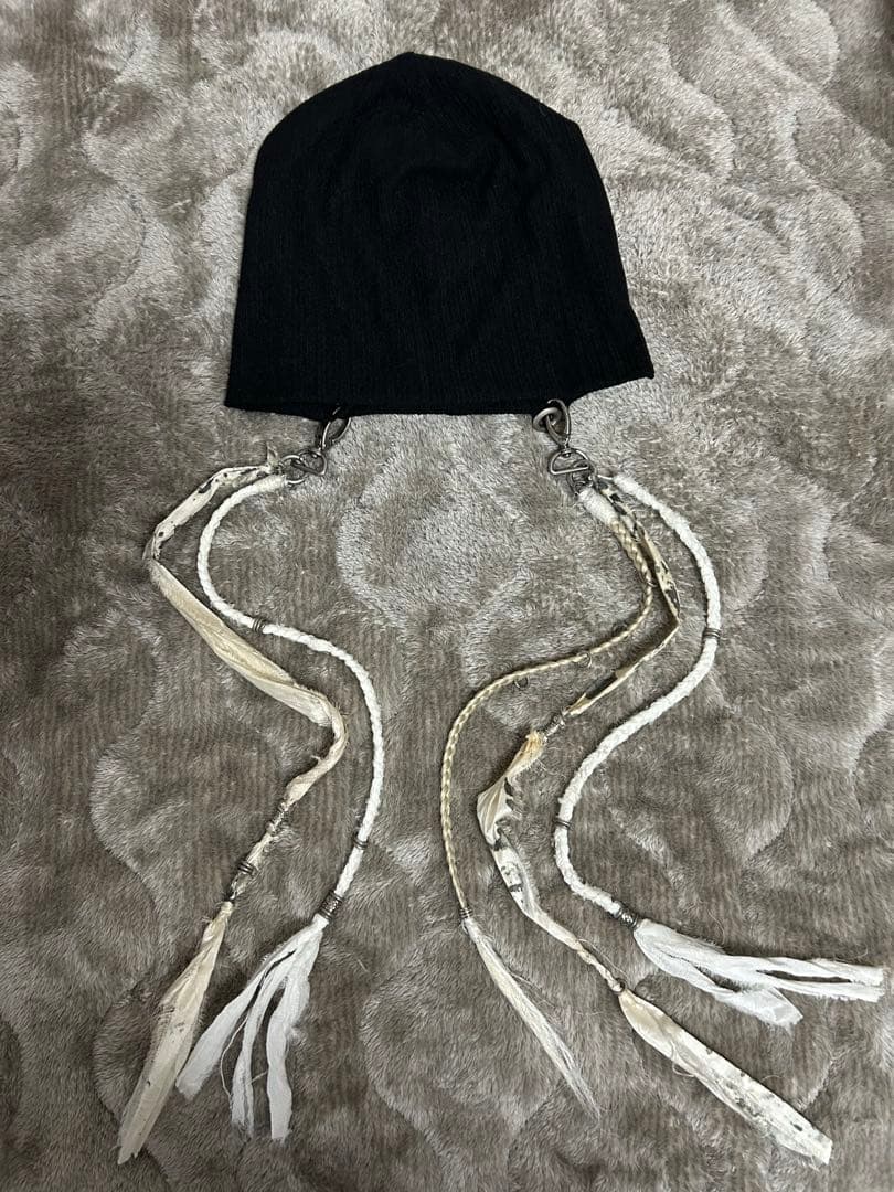 【PASTER】 BRAIDED HAIR KEYRING BEANIE
