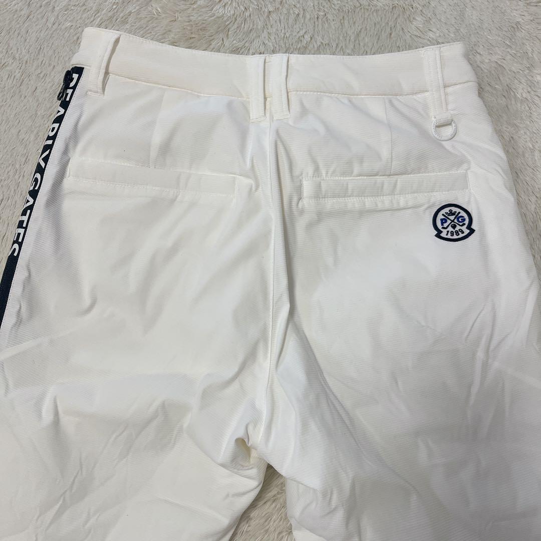 美品　PEARLY GATESパーリーゲイツ　中綿　ストレッチパンツ　０　白
