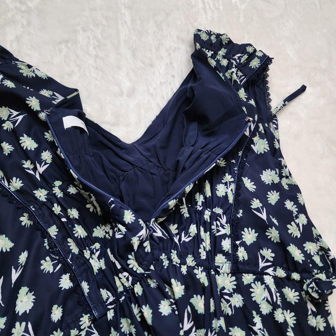 herlipto Paris Daisy Long Dress ネイビー 花柄