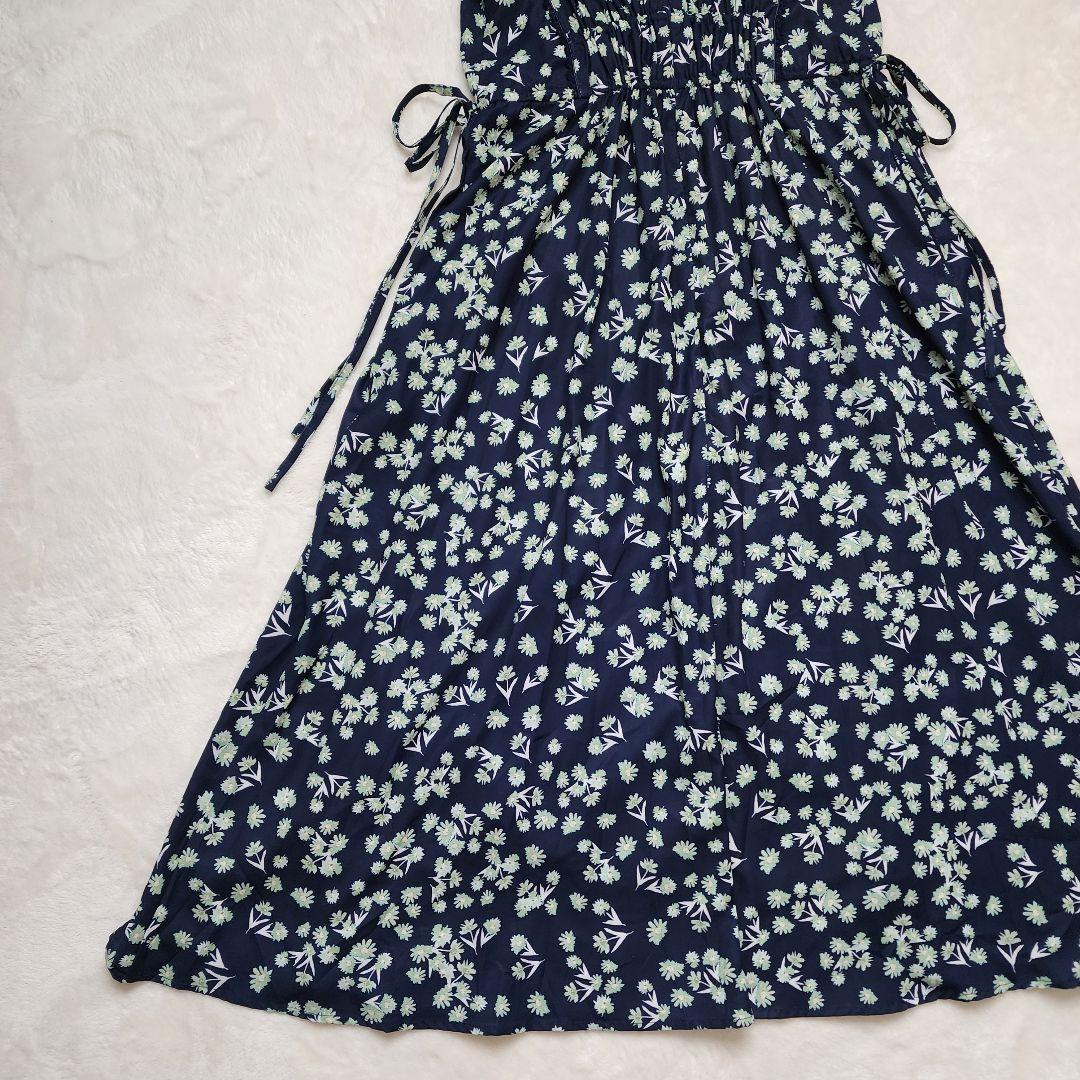 herlipto Paris Daisy Long Dress ネイビー 花柄
