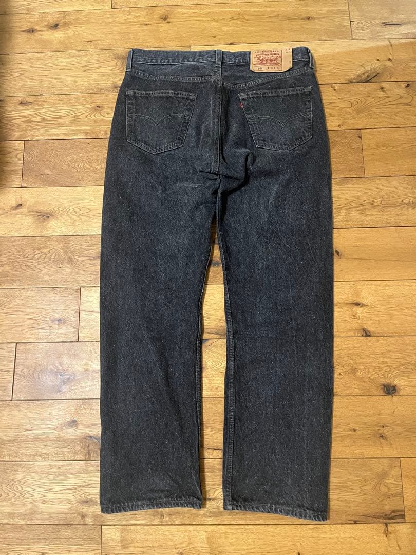 USA製 先染め ブラック LEVI'S 501 W36 L30