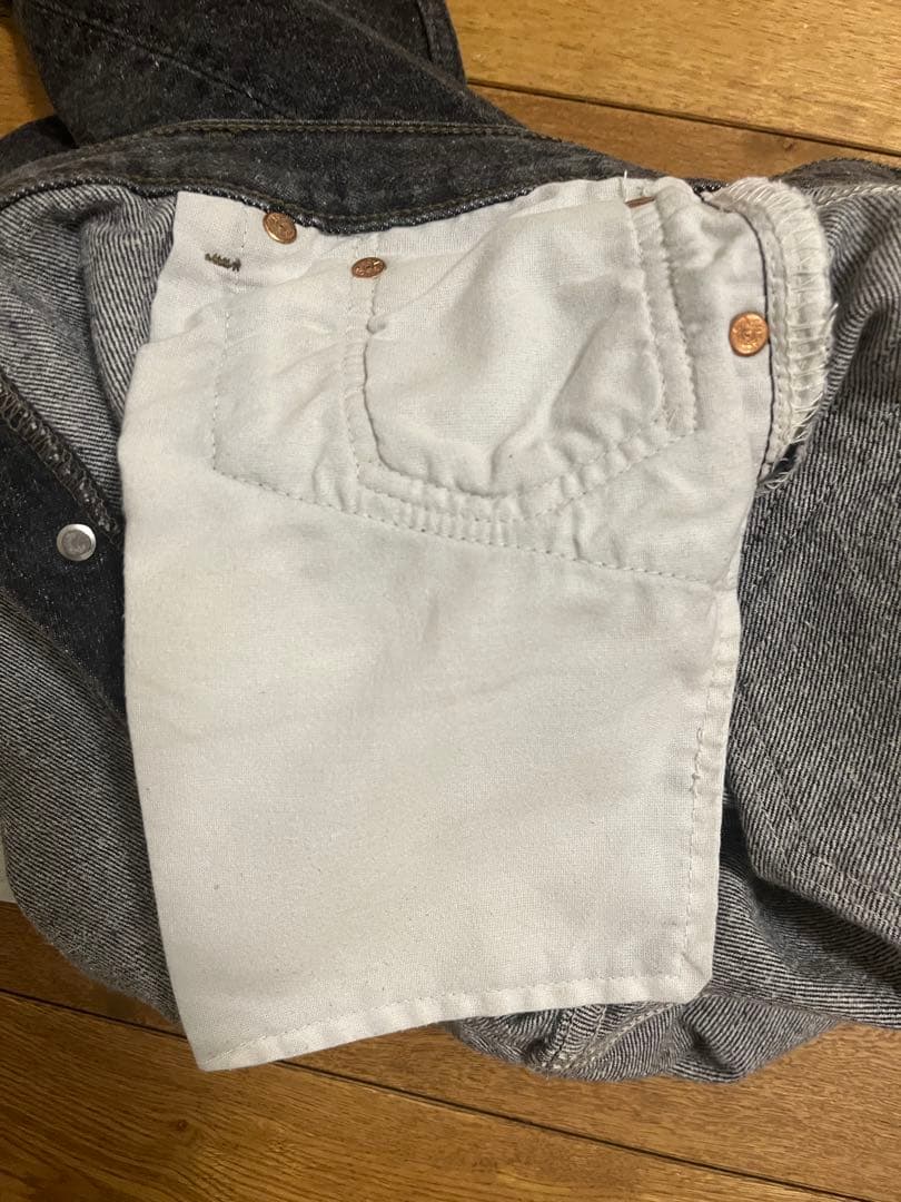 USA製 先染め ブラック LEVI'S 501 W36 L30