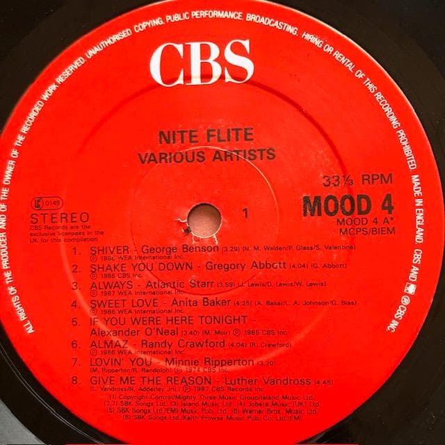 NITE FLITE MOOD 4 LP ディスコ MOOD 4 / y118