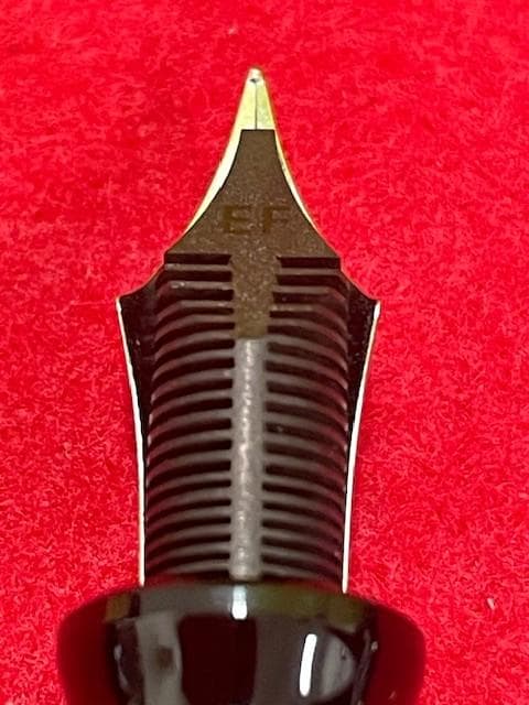 未使用品 アウロラ万年筆 タレンタム ブラック 14k EF 即日配送