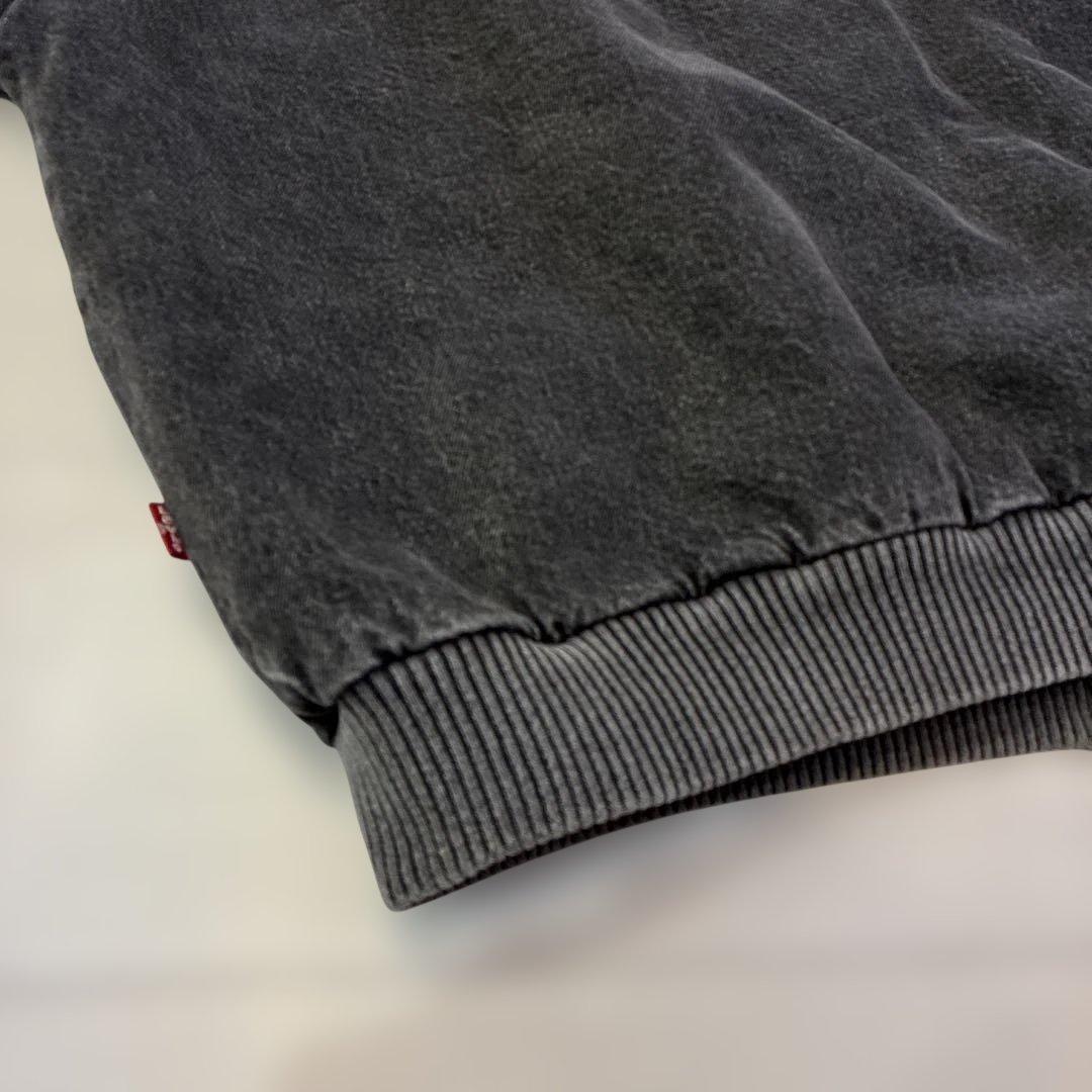 希少 LEVI’S デニムジャケット ブルゾン グレー ma-1 スタジャン