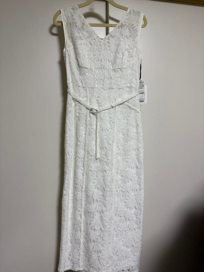 ワンピース herlipto Waltz Floral Lace Belted Dress