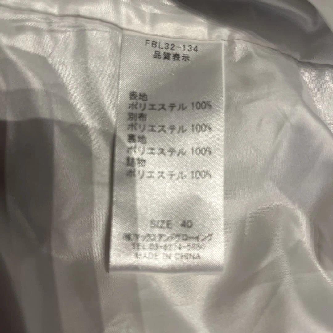 タイムセール❣️ＺＯＹジッパー付きジャケット レディース ホワイト&アイボリー
