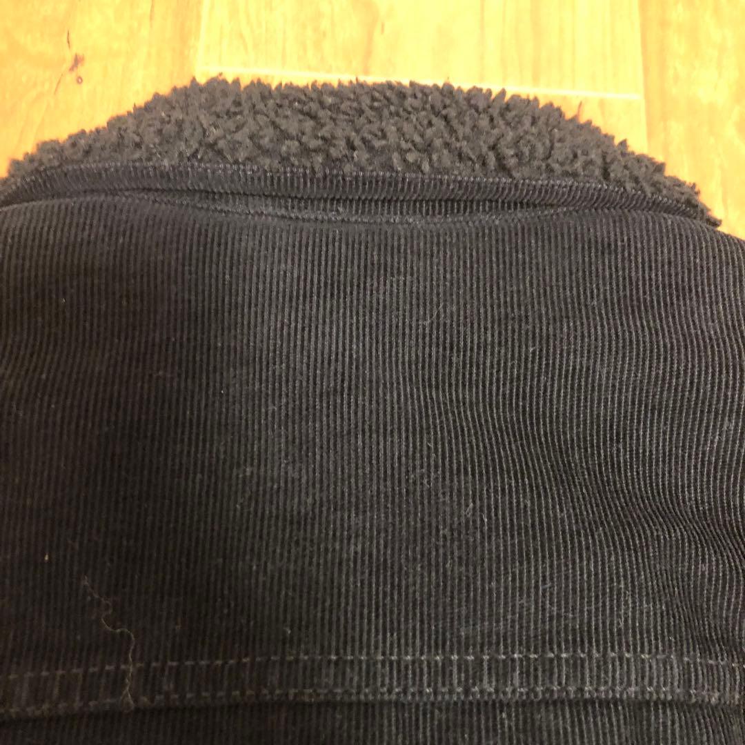 美品　LEVI'S ボア襟付きジャケット Ｌサイズ ブラック