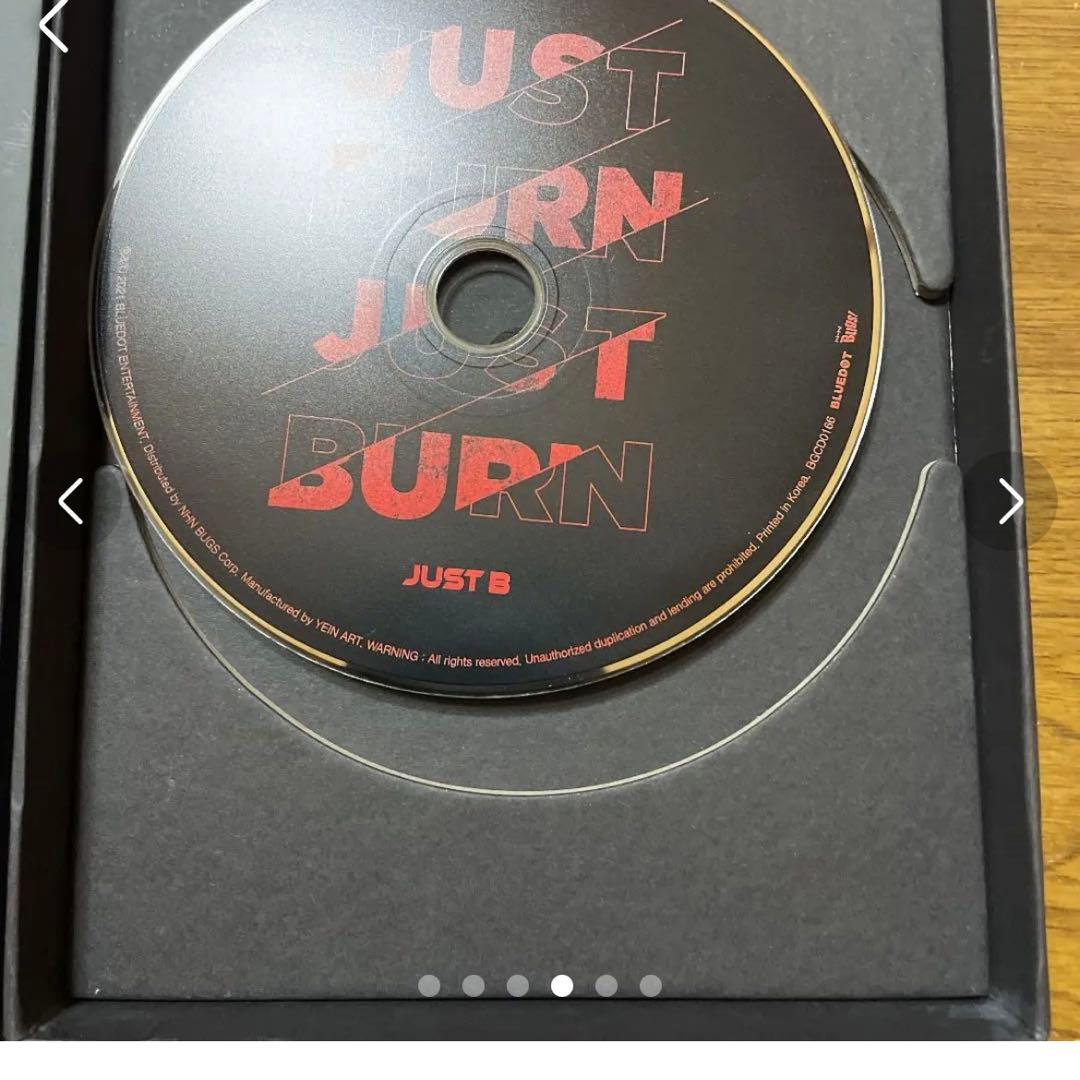 JUSTＢ　デビューアルバム全員直筆サイン入り