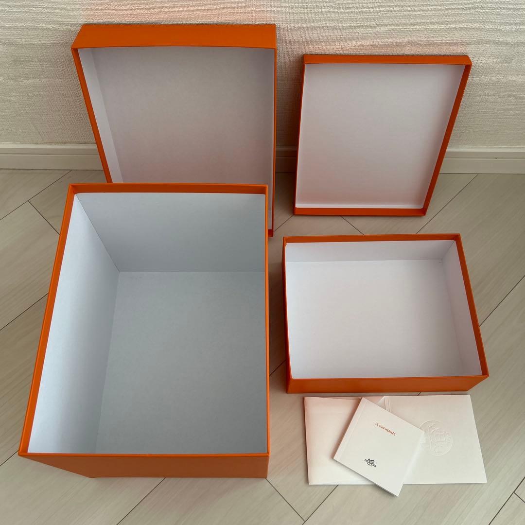 値下げ　エルメス　HERMES ピコタン18 PMオレンジボックス　おまけの箱付