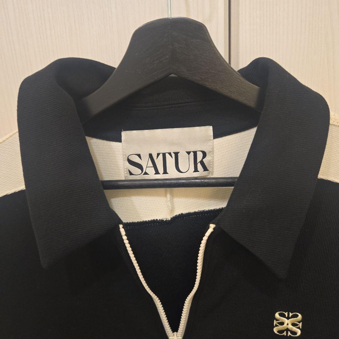 ジャケット・アウター SATUR Lawton Collar Track Zip-Up Jacket