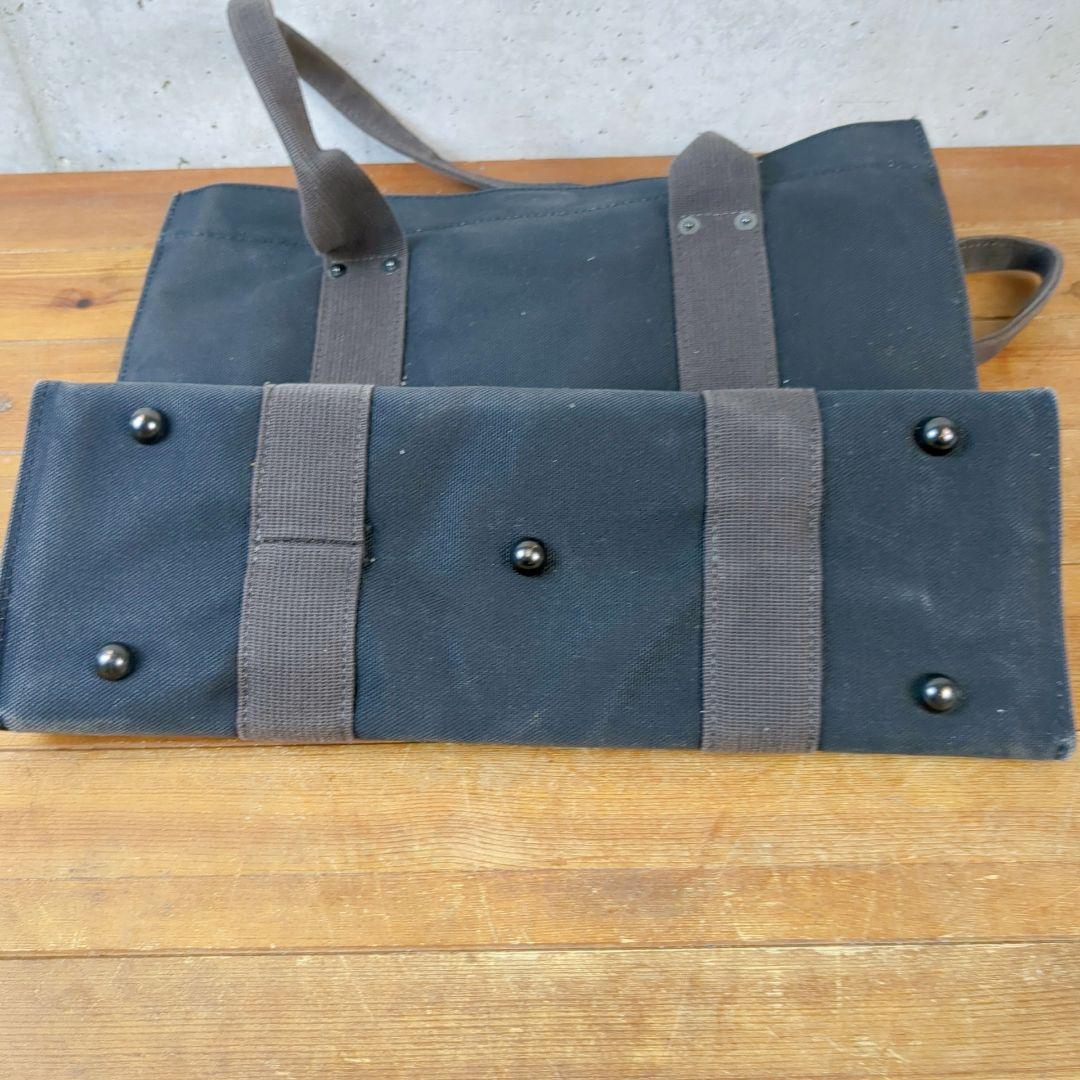 エヴァンゲリオン　トートバッグ犬印鞄製作所　6号帆布トートバッグ(中)BLxWH