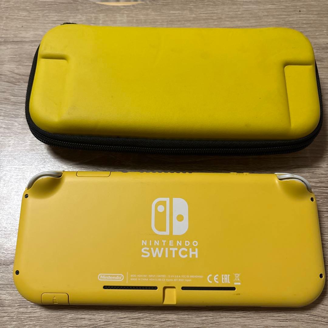 Nintendo Switch Lite イエロー 充電器・本体ケース付き