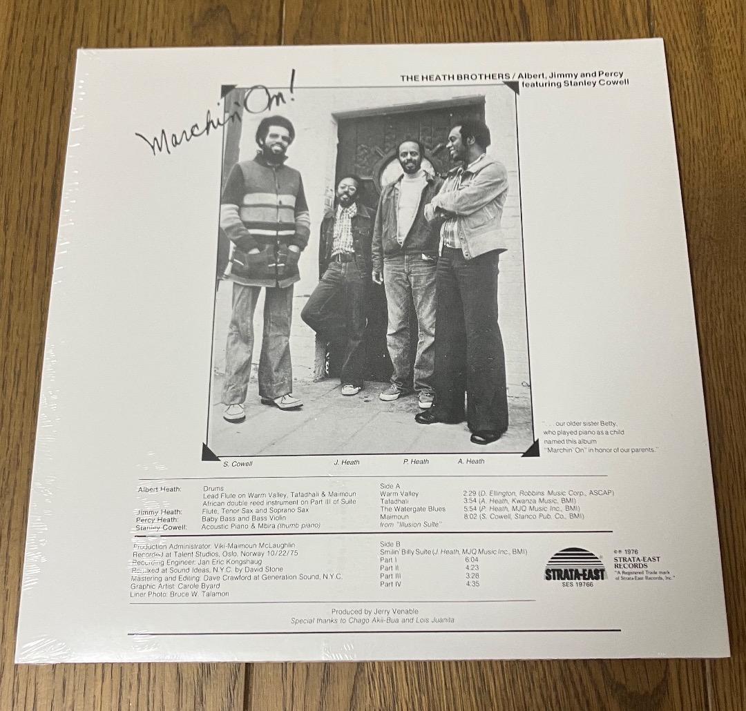 新品 The Heath Brothers / Marchin' On! LP