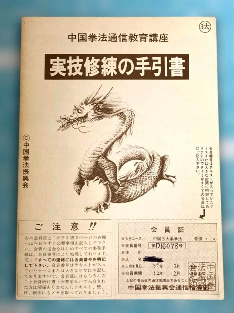 中国拳法大講座　本