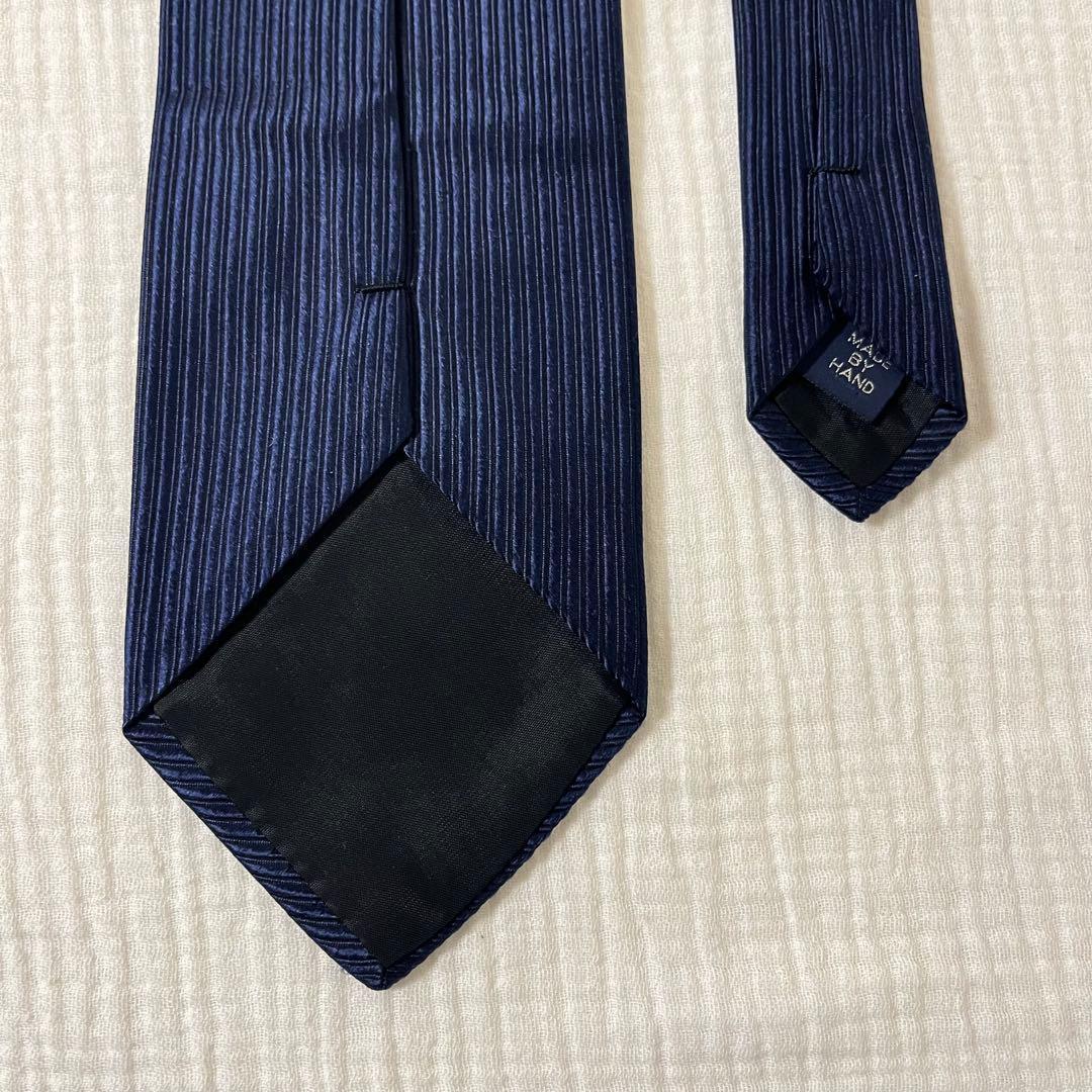 【 極美品 】 ポロラルフローレン ソリッド ネイビー 光沢感 無地