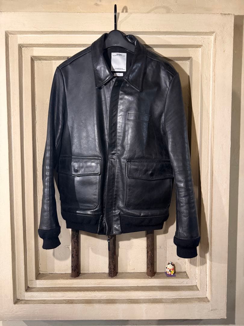 VISVIM エルドメンドレフレザージャケット　A-2 M(L相当) 美品