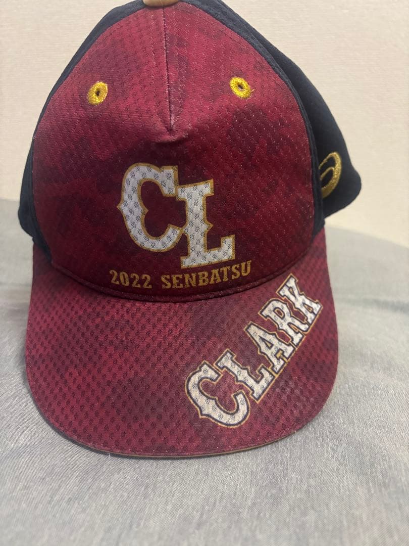 CLARK 2022 SENBATSU 野球帽 ワインレッド/ブラック